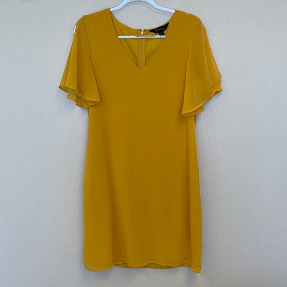 Thalia Sodi Gold Dress • Sz M - Picture 1 of 11